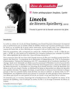 Lincoln - Z&eacute;ro de conduite