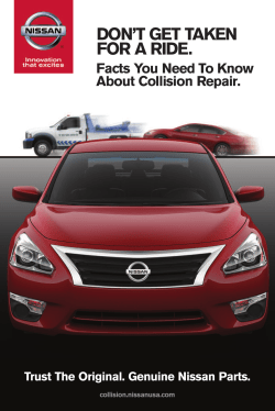 don`t get taken for a ride. - Nissan Collision | Nissan USA