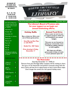 The Library`s Board of Trustees asks for your support as we begin