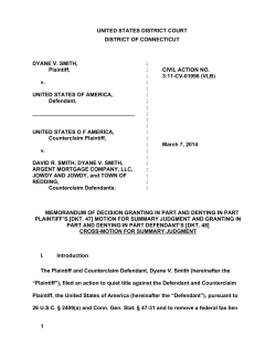 Dyane Smith v. United States