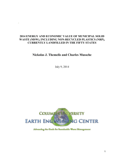 Nickolas J. Themelis and Charles Mussche