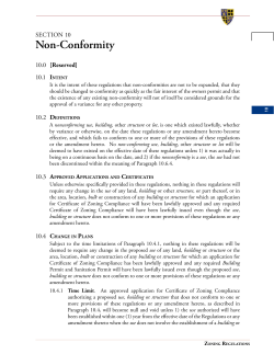 Non-Conformity