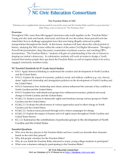 The Freedom Rides of 1961 - Database of K
