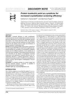 Protein isoelectric point as a predictor for