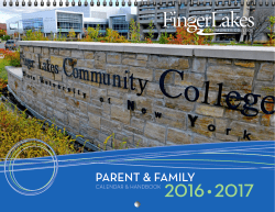 Parent and Family Calendar and Handbook