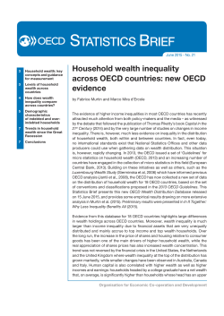 Household wealth inequality across OECD countries