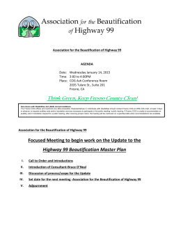 T Think G Green, Ke Keep Fres esno Cou unty Cle ean!