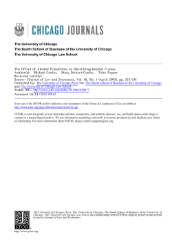 The Effect of Alcohol Prohibition on IllicitDrugRelated Crimes