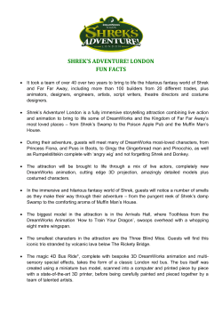 SHREK`S ADVENTURE! LONDON FUN FACTS