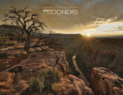 donors - Grand Canyon Trust
