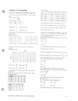 Probability - TeacherWeb