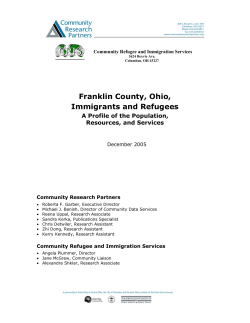 Franklin County, Ohio, Immigrants and Refugees