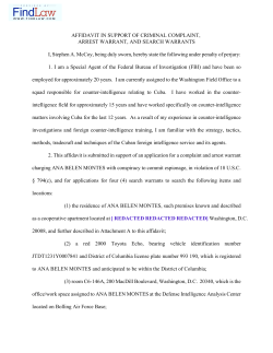 US v. Anna Belen Montes (Sep. 2001)