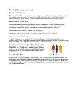 Client Health Summary and Assessment Prepared for Terri
