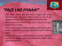 pace like fiyaah!