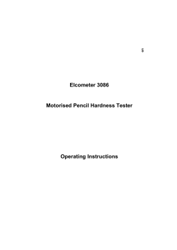 Elcometer 3086 Motorised Pencil Hardness Tester