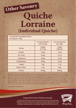 Quiche Lorraine