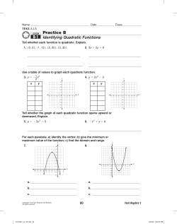 Practice B 9-1 - Spring Branch ISD