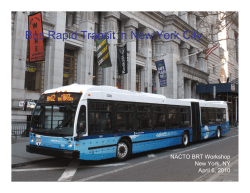 Bus Rapid Transit in New York City