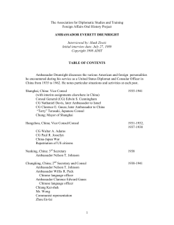 Drumright, Everett - Association for Diplomatic Studies and Training