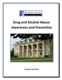 Drug and Alcohol Abuse: Awareness and Prevention