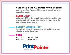 4.25x5.5 Flat A2 Invite with Bleeds