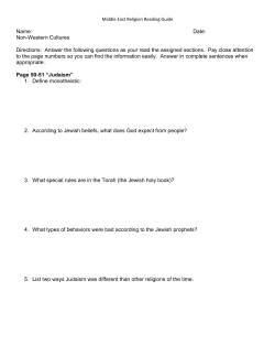 Answer the following questions as your read the assigned sections