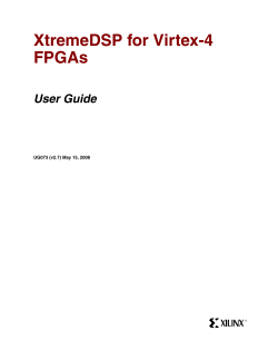 Xilinx UG073 XtremeDSP for Virtex