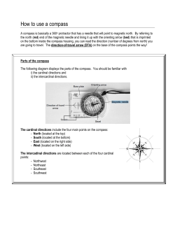 How to use a compass