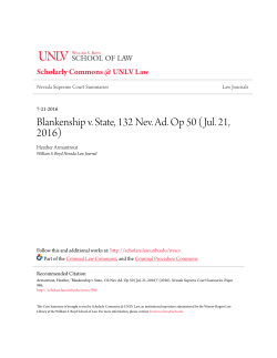 Blankenship v. State, 132 Nev. Ad. Op 50 (Jul. 21, 2016)