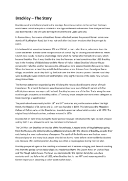 A-Z of Services - Brackley History