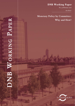 092 - Monetary Policy by Committee: Why and How? (PDF