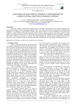 Analysis on electrical energy consumption of