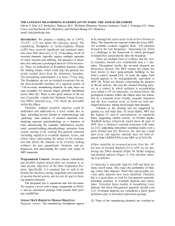 proposal - Geophysical Sciences