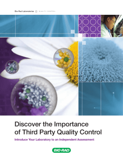 Discover the Importance of Third Party Quality Control