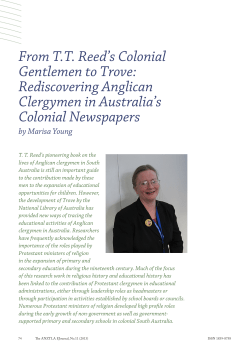 From TT Reed`s Colonial Gentlemen to Trove