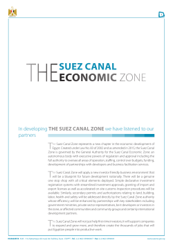Suez Canal Economic Zone Fact