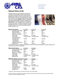 Refrasil Textiles