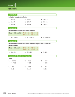 Lesson 1 - Page 202 - East Central Schools