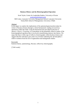 Business history - Open Research Exeter