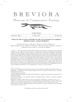 31 may 2012 notes on the natural history of the little