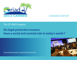 Do legal protection insurers have a social and societal role in