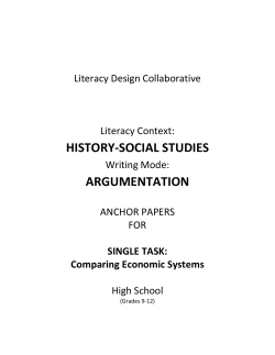 history-social studies argumentation