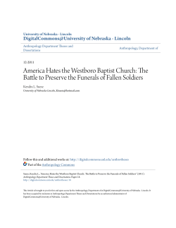 America Hates the Westboro Baptist Church