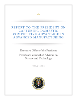 COVER TITLE HERE - Manufacturing USA