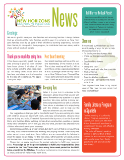 Family Literacy Program in Spanish