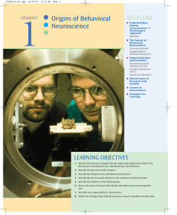 Origins of Behavioral Neuroscience
