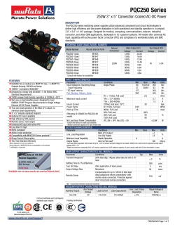 PQC250 Series - power, Murata