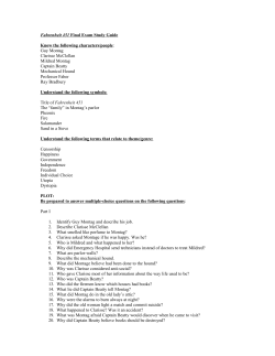 Fahrenheit 451 Final Exam Study Guide