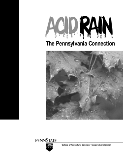 Acid Rain - Jefferson County Conservation District